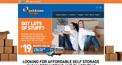 Desktop Screenshot of lockandleavestorage.com